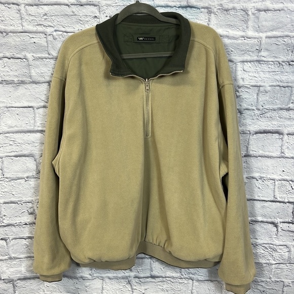 Wedge Golf And Beyond Reversible Jacket Size XL 1/4 Zip Front Windbreaker fleece - Picture 7 of 10